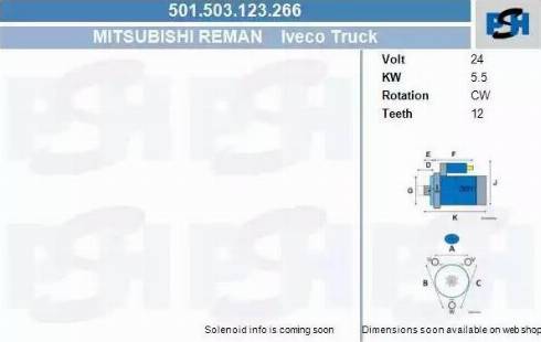 PSH 501.503.123.266 - Démarreur cwaw.fr