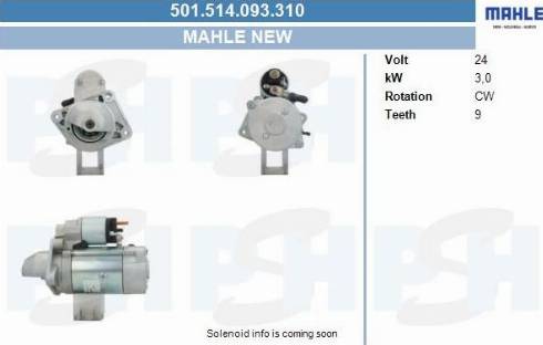 PSH 501.514.093.310 - Démarreur cwaw.fr