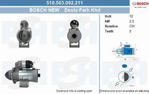 PSH 510.503.092.211 - Démarreur cwaw.fr