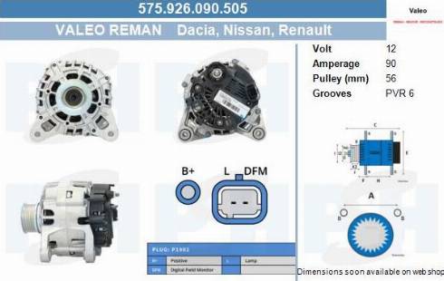 PSH 575.926.090.505 - Alternateur cwaw.fr