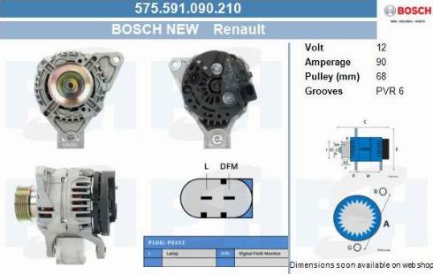 PSH 575.591.090.210 - Alternateur cwaw.fr