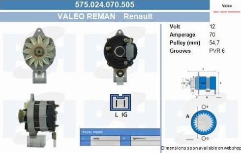 PSH 575.024.070.505 - Alternateur cwaw.fr