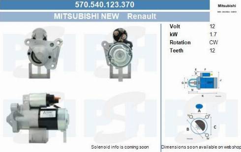 PSH 570.540.123.370 - Démarreur cwaw.fr