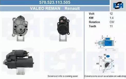 PSH 570.523.113.505 - Démarreur cwaw.fr