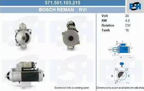 PSH 571.501.103.215 - Démarreur cwaw.fr