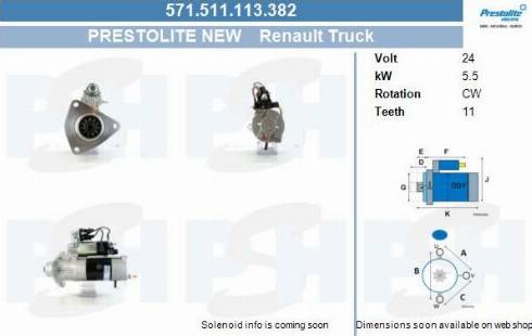 PSH 571.511.113.382 - Démarreur cwaw.fr