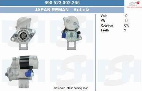 PSH 690.523.092.265 - Démarreur cwaw.fr