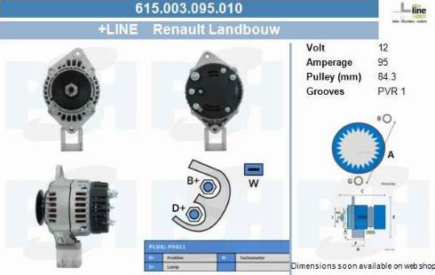 PSH 615.003.095.010 - Alternateur cwaw.fr