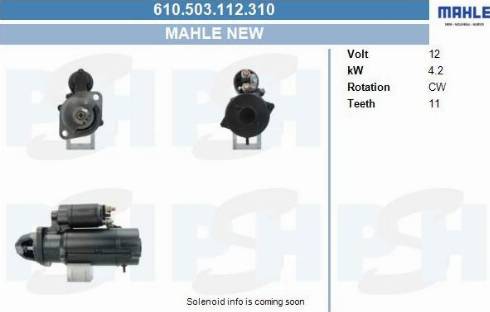 PSH 610.503.112.310 - Démarreur cwaw.fr