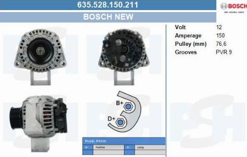 PSH 635.528.150.211 - Alternateur cwaw.fr