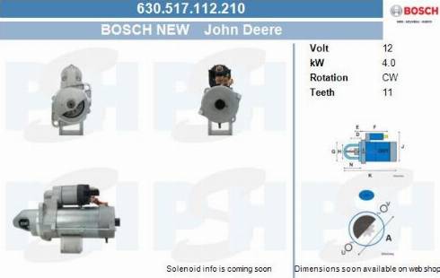 PSH 630.517.112.210 - Démarreur cwaw.fr