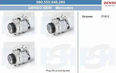 PSH 090.555.040.260 - Compresseur, climatisation cwaw.fr