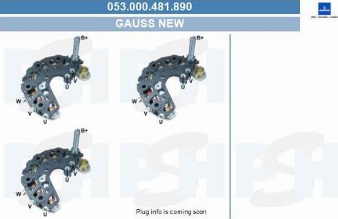 PSH 053.000.481.890 - Pont de diodes, alternateur cwaw.fr