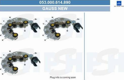 PSH 053.000.614.890 - Pont de diodes, alternateur cwaw.fr