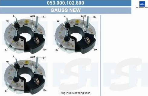 PSH 053.000.102.890 - Pont de diodes, alternateur cwaw.fr