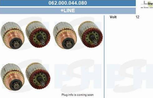 PSH 062.000.044.080 - Induit, démarreur cwaw.fr