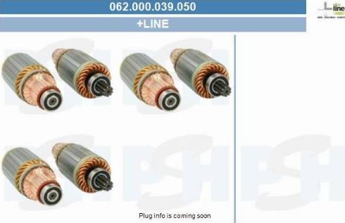 PSH 062.000.039.050 - Induit, démarreur cwaw.fr