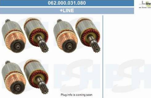 PSH 062.000.031.080 - Induit, démarreur cwaw.fr