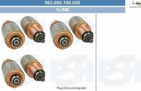 PSH 062.000.190.050 - Induit, démarreur cwaw.fr