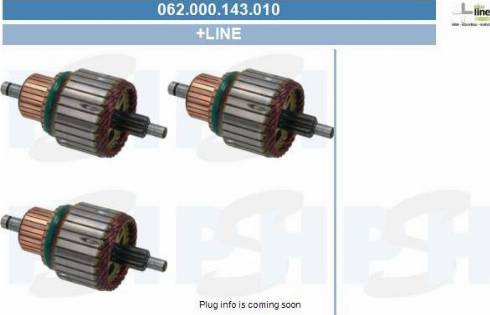 PSH 062.000.143.010 - Induit, démarreur cwaw.fr