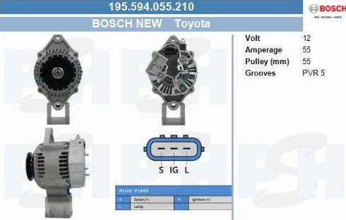 PSH 195.594.055.210 - Alternateur cwaw.fr