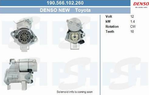 PSH 190.566.102.260 - Démarreur cwaw.fr