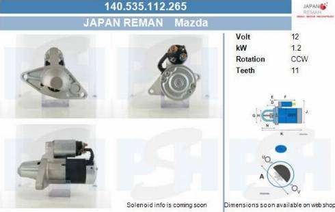 PSH 140.535.112.265 - Démarreur cwaw.fr