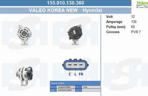 PSH 155.910.130.360 - Alternateur cwaw.fr