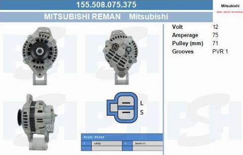 PSH 155.508.075.375 - Alternateur cwaw.fr