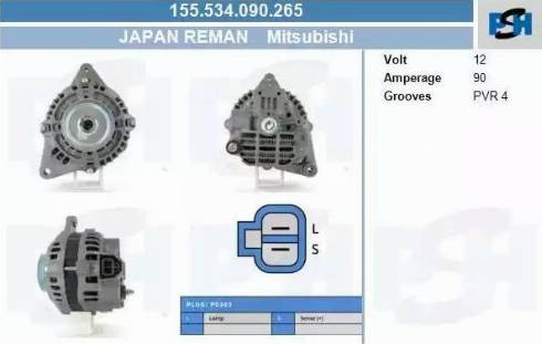 PSH 155.534.090.265 - Alternateur cwaw.fr