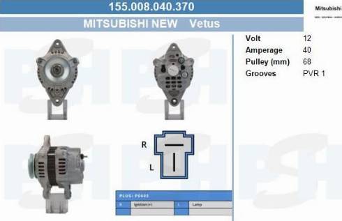 PSH 155.008.040.370 - Alternateur cwaw.fr