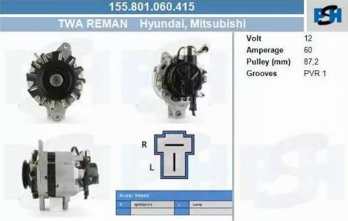 PSH 155.801.060.415 - Alternateur cwaw.fr