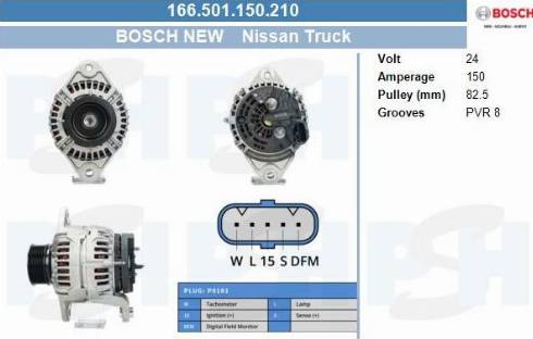 PSH 166.501.150.210 - Alternateur cwaw.fr