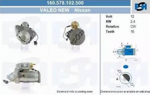 PSH 160.578.102.500 - Démarreur cwaw.fr