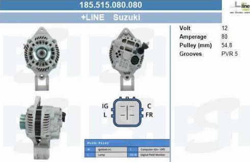 PSH 185.515.080.080 - Alternateur cwaw.fr