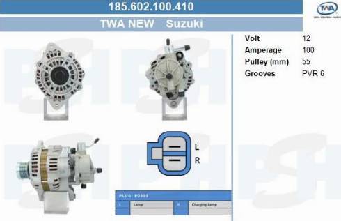 PSH 185.602.100.410 - Alternateur cwaw.fr