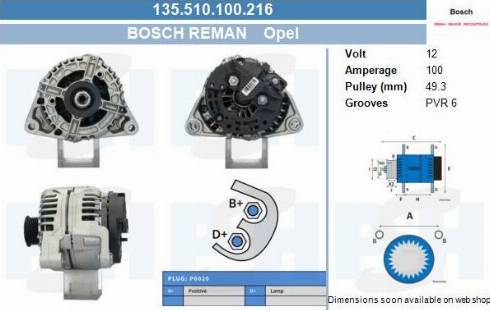 PSH 135.510.100.216 - Alternateur cwaw.fr