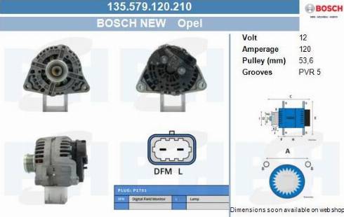 PSH 135.579.120.210 - Alternateur cwaw.fr