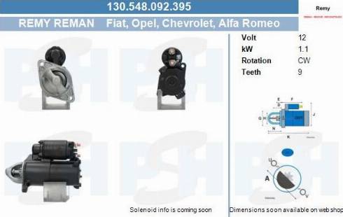 PSH 130.548.092.395 - Démarreur cwaw.fr