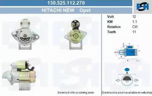 PSH 130.525.112.270 - Démarreur cwaw.fr