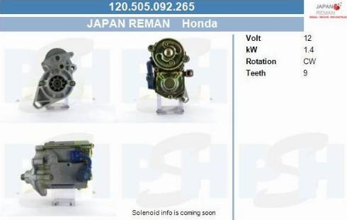 PSH 120.505.092.265 - Démarreur cwaw.fr