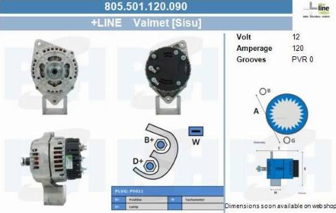 PSH 805.501.120.090 - Alternateur cwaw.fr