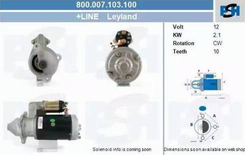 PSH 800.007.103.100 - Démarreur cwaw.fr