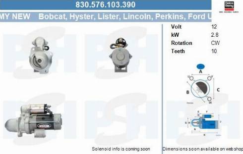 PSH 830.576.103.390 - Démarreur cwaw.fr