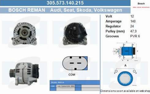 PSH 305.573.140.215 - Alternateur cwaw.fr