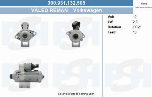 PSH 300.931.132.505 - Démarreur cwaw.fr