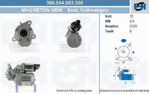 PSH 300.544.083.350 - Démarreur cwaw.fr