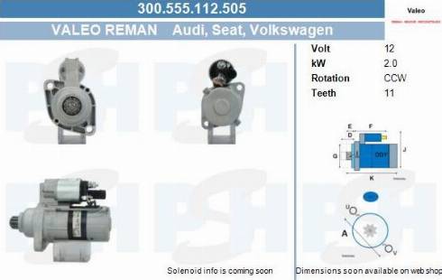 PSH 300.555.112.505 - Démarreur cwaw.fr