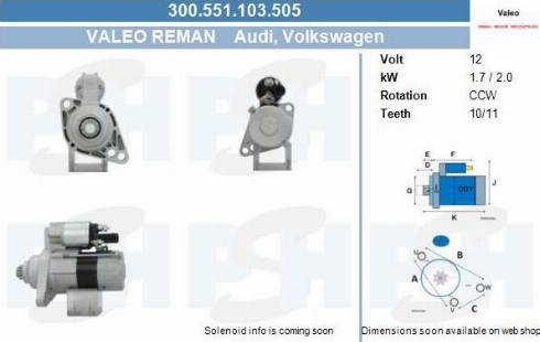 PSH 300.551.103.505 - Démarreur cwaw.fr