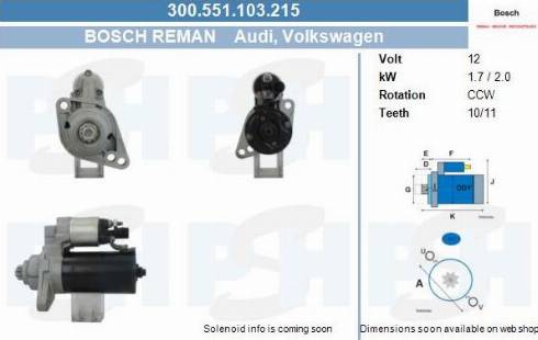 PSH 300.551.103.215 - Démarreur cwaw.fr